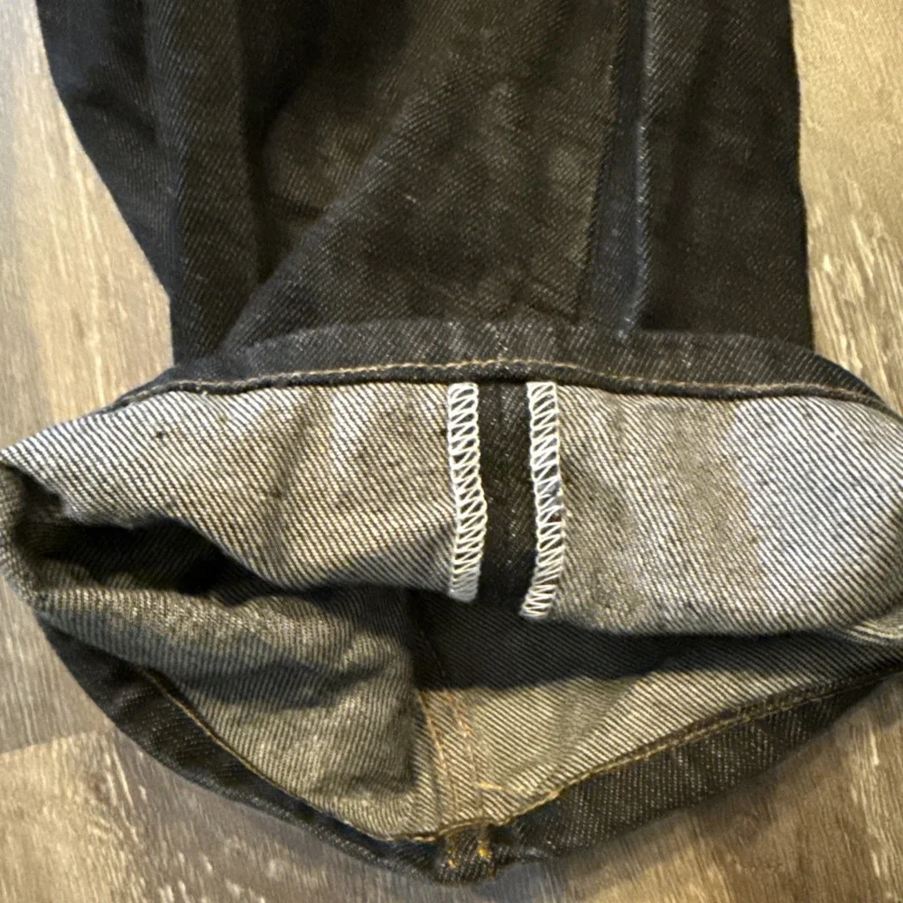 Rockwear Denim Men's 40x32 Black Jeans 100% Cotton Selvedge